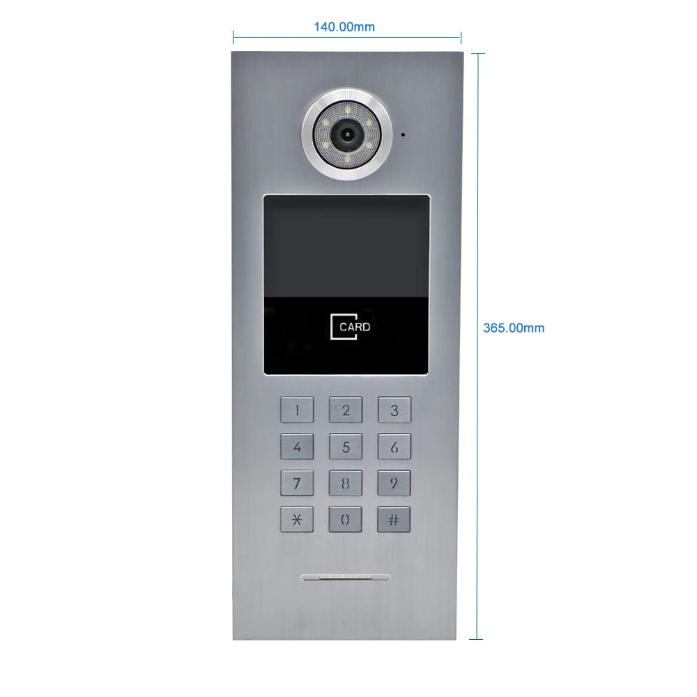 Video Intercom System for Multi Apartment Building Intercom System Tuya Smart Video Door Phone Doorbell