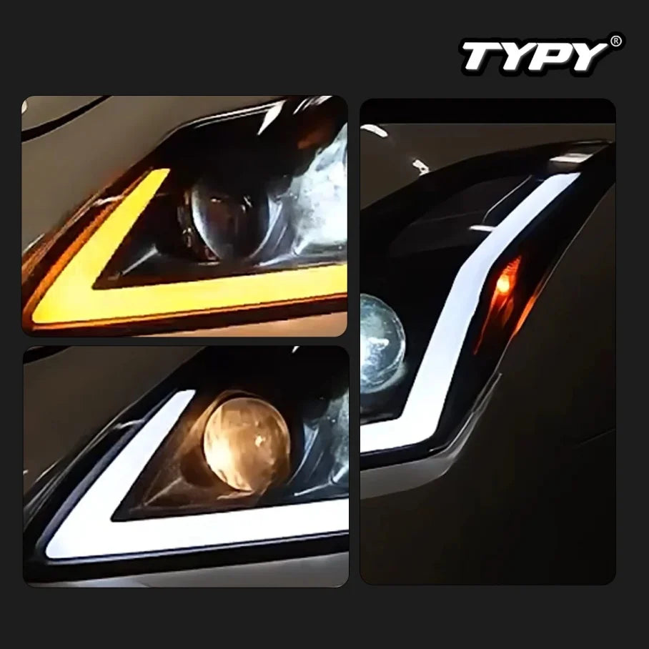 TYPY Car Lights for Infiniti G25 G35 G37 Headlight 2006-2012 LED Projetor Head Lamp Daytime Running Light Automotive Accessories