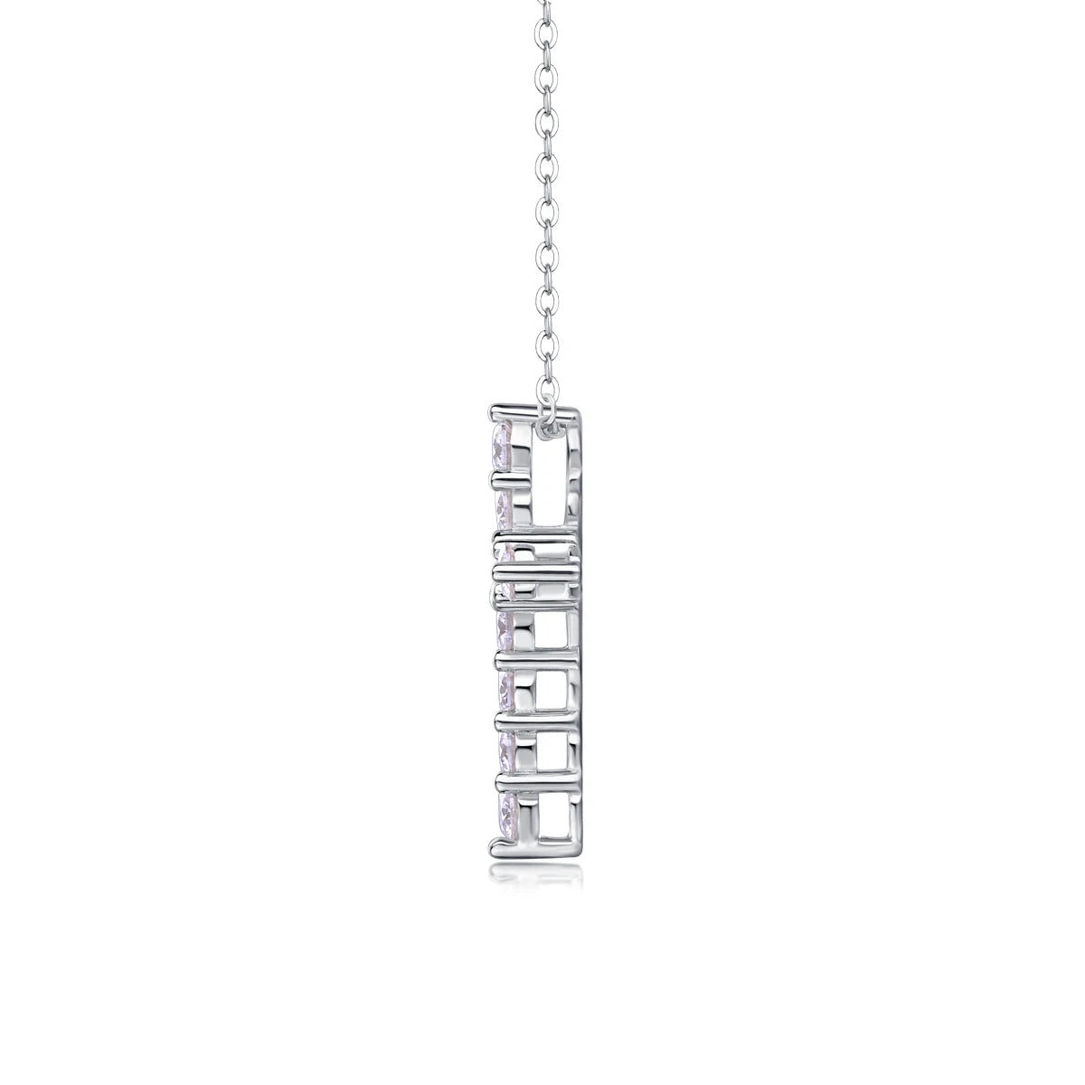 VVS1 Clarity 925 Silver Cross Moissanite Pendant  Fine Jewelry Lab Created GRA Certified D Moissanite Diamond Pendant