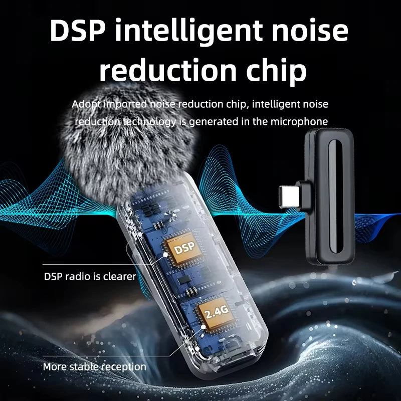 SE80 Lapel Collar Microfono Lavalier Micro Tie Cravate Sans Fil Type C Mic Microphone Lavalier