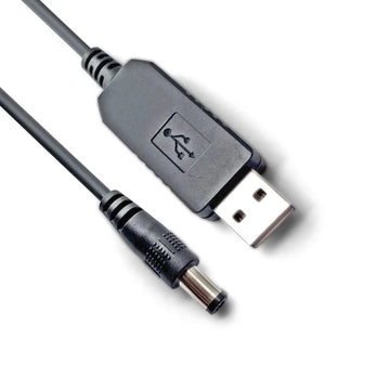 Customizable 5V to 12.6V/9V/8.4V USB Booster Charging Line for Vacuum Cleaners Made of Pure Copper with PVC Jacket