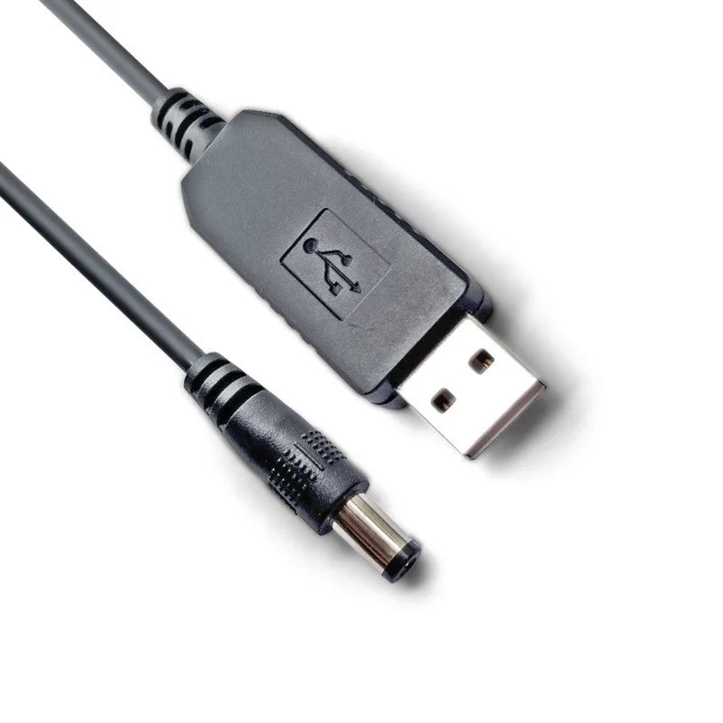 Customizable 5V to 12.6V/9V/8.4V USB Booster Charging Line for Vacuum Cleaners Made of Pure Copper with PVC Jacket
