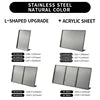 Practical Metal Desktop Menu Display Poster Board Business Card Stand for Store Office Table Decoration Accessory