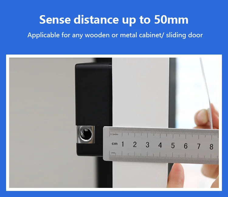 Tediton TTlock Hidden Invisible Electronic RFID Card Cabinet Drawer Lock for Home Office Private Locker Drawer