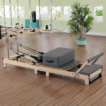 Wholesales Premium Foldable Wood Pilates Reformer Space Saving Folding Reformer Pilates
