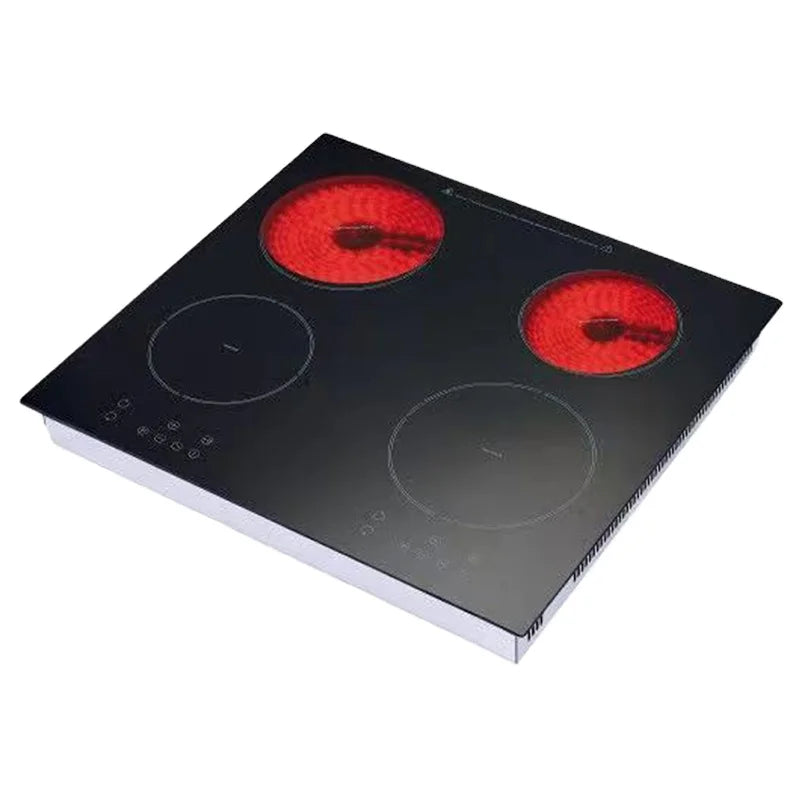 Kitchen Appliances Ceramic Glass 2 Burners Built-In and Ceramic Hob and Induction Stove Multi-Function