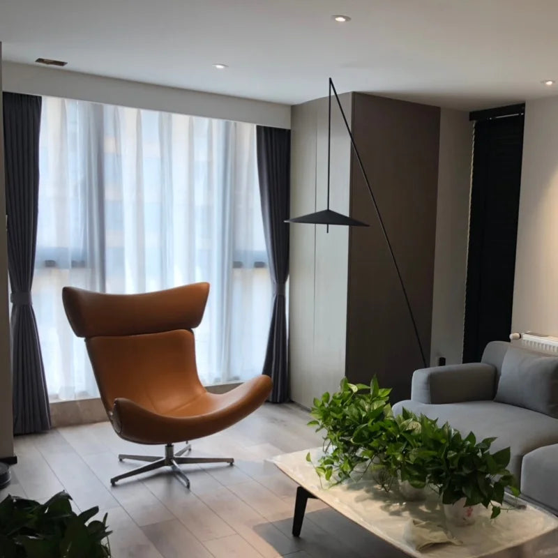 Post Modern Contracted Living Room Bedroom Sofa Beside Tumbler Fishing Floor Lamp
