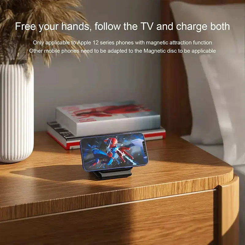 Foldable Magnetic Wireless Chargers for iPhone Smart Watch Earphones Folding 15W Fast Charging Charger Stand