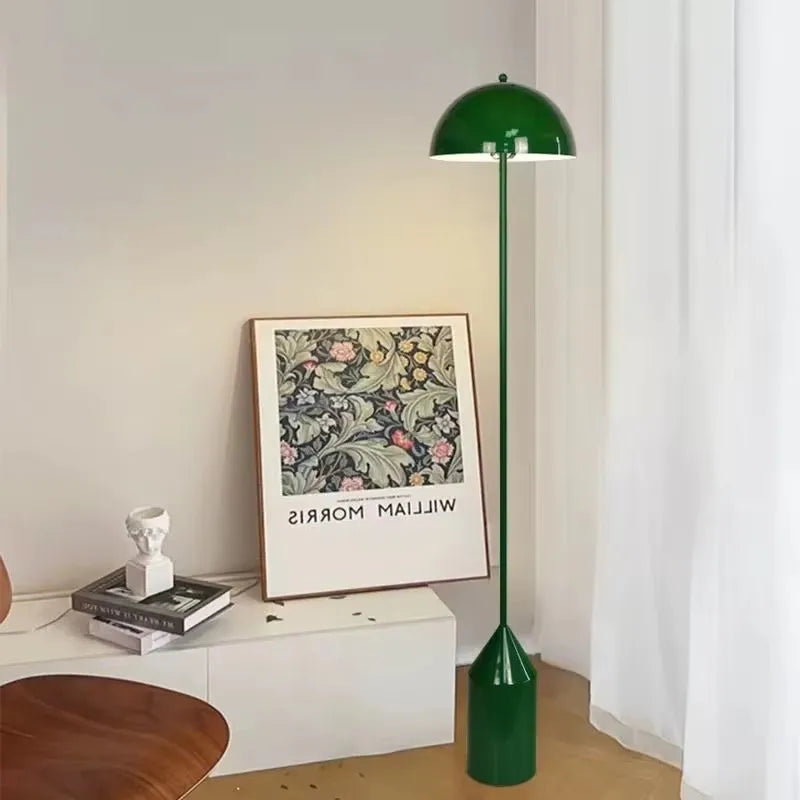 Medieval Nordic Cream Wind Mushroom Floor Lamp for Beside Sofa in Living Room and Bedroom