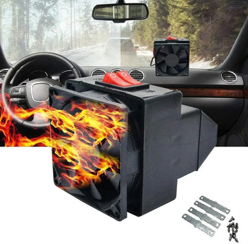 12V/24V Car Vehicle Heating Heater Hot Fan Driving Defroster Demister For Vehicle Portable Temperature Control Device