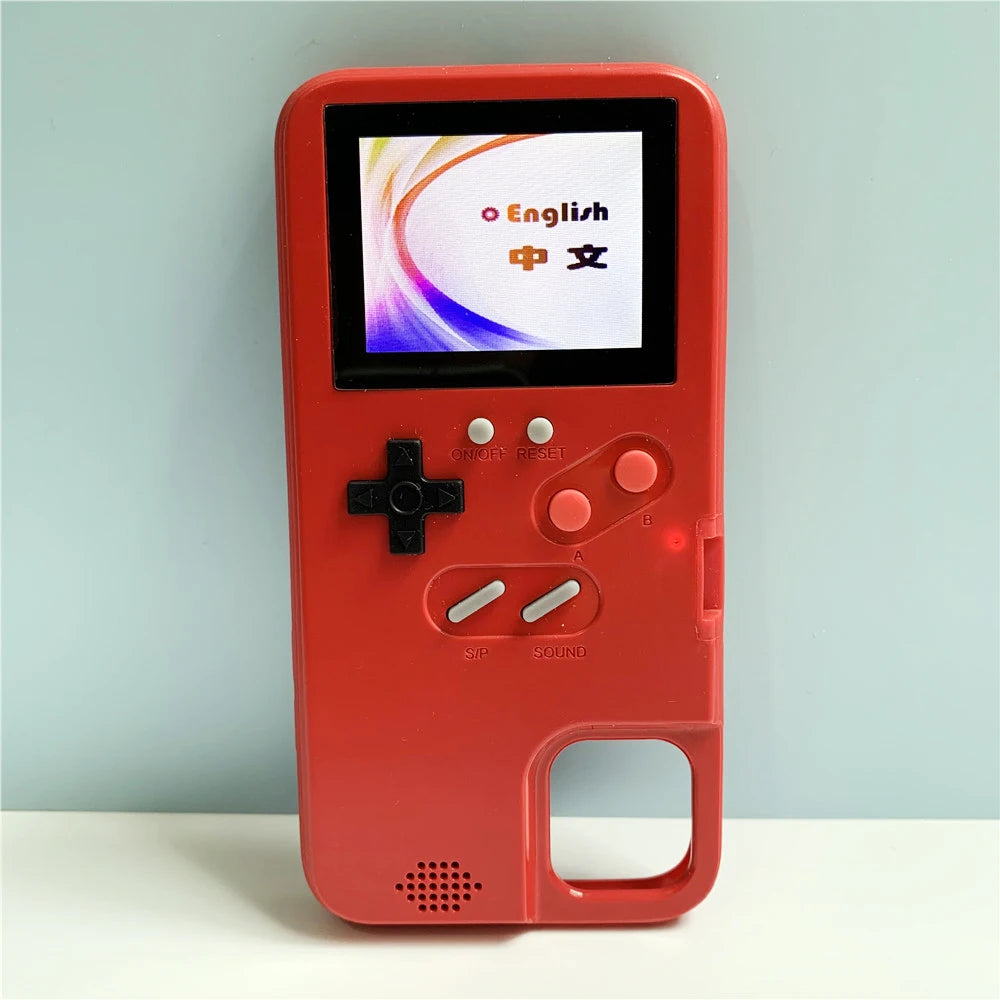 2021 Color Screen Handheld 36 Classic Game Console Phone Case Video Retro Game Player Phone Case