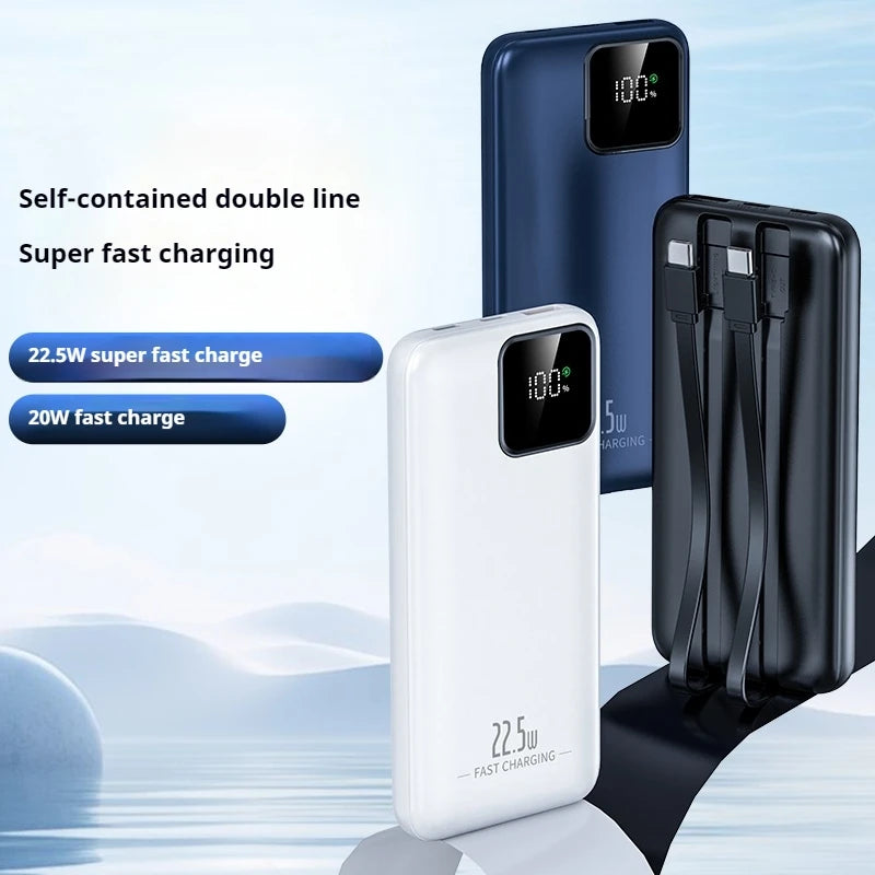 Wholesale PD22.5W Fast Charging 20000Mah  Power Bank With Led Digital Display Travel Phone Power Banks USB Fast Portable Charger