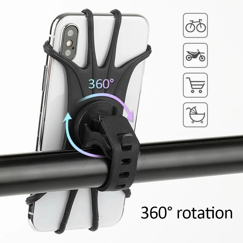 New Arrival Bicycle Bike Mobile Phone Holder  Motorcycle Mobile Phone Stand for 4.0-6.5 Inch Devices