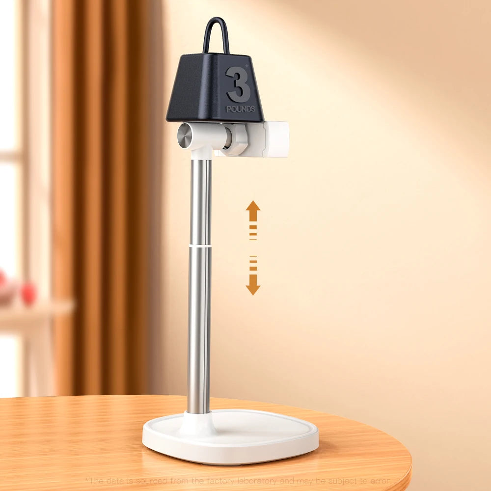 JOPREE X66 Adjustable Foldable Support Table Portable Desktop Stand Mount for Mobile Phones Video Other Devices Made Alloy Metal