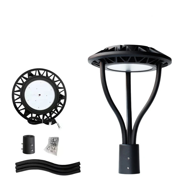Quality Area Pole Light 50W IP65 Waterproof Outdoor Led Post Top Light for Garden Yard Street Lighting