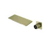Wall-mounted Single Handle Brass Ceramic Modern Design Waterfall Spout Hot/Cold Digital Display Water Sink Basin Faucet
