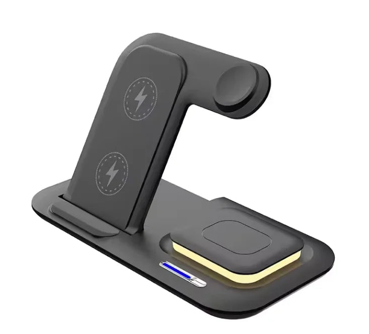 2025  Multifunction  Foldable Wireless Charger  15W 3 in 1  Fast Portable  Charging Station for Mobile Phone/earphone/watch