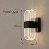 Minimalist Modern Bedside Lamp Creative Bedroom Living Room Nordic Led Ultra Bright Aisle Background Wall Light
