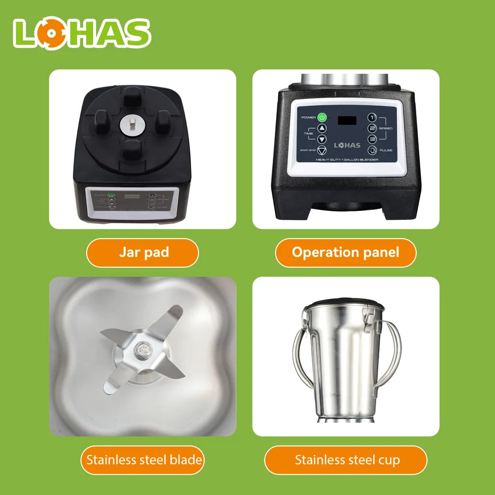 Heavy Duty Professional 4 Hp Ice Blender Commercial