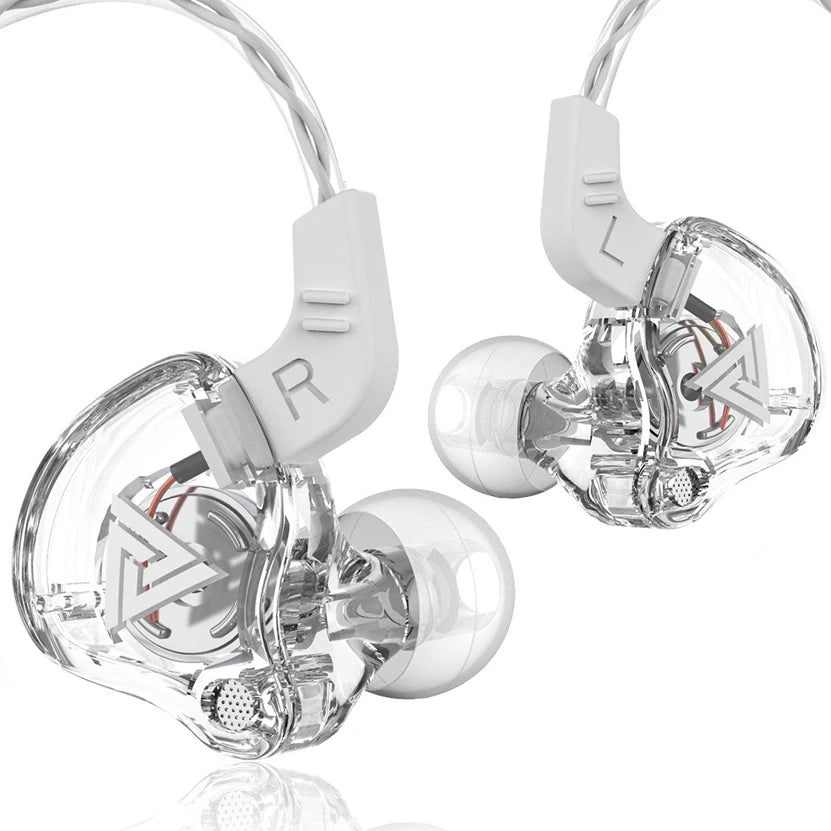 Original QKZ AK6 Copper Driver HiFi Wired Earphones Sport Running Headphones Bass Stereo Headset Music Earbuds