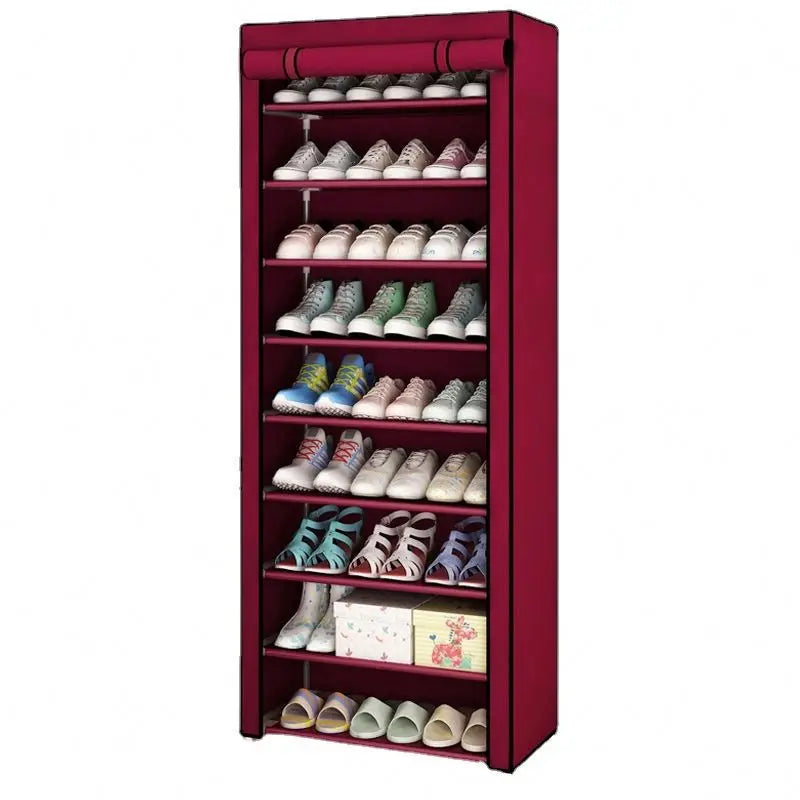 Adjustable Foldable Modern European Metal Living Room Entry Shoe Rack Home Furniture