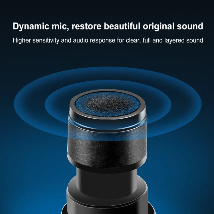 PULUZ Professional UHF Rechargeable Dynamic Wireless Microphone with LED Display