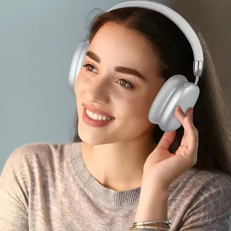 Us/Eu Top-Tier Noise-Cancelling Air Spatial Audio Pods  Head-Mounted Max TWS Wireless Headphones with Valid Serial Numbers