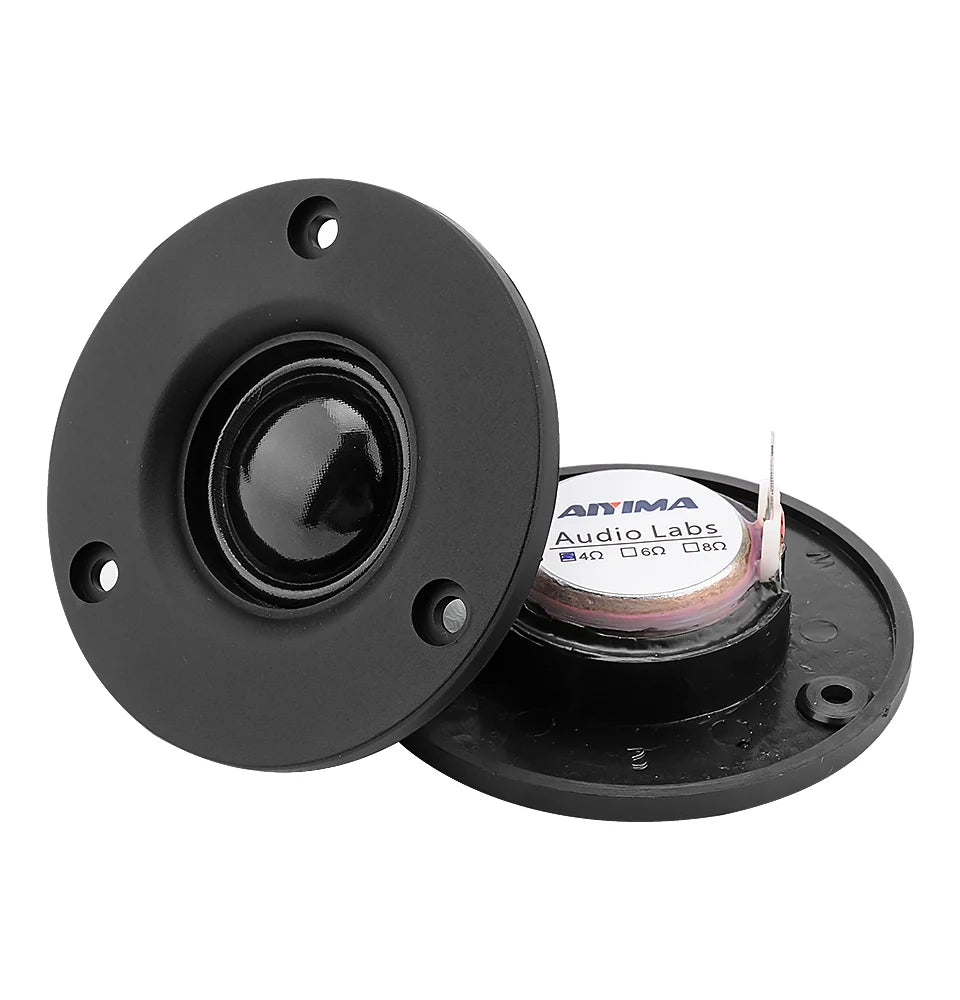AIYIMA 2Pcs 3 Inch Tweeter Sound Music Speaker 25 Core Silk Membrane 4 6 Ohm 20W Treble HIFI Speaker Home Theater Loudspeaker