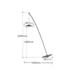Post Modern Contracted Living Room Bedroom Sofa Beside Tumbler Fishing Floor Lamp