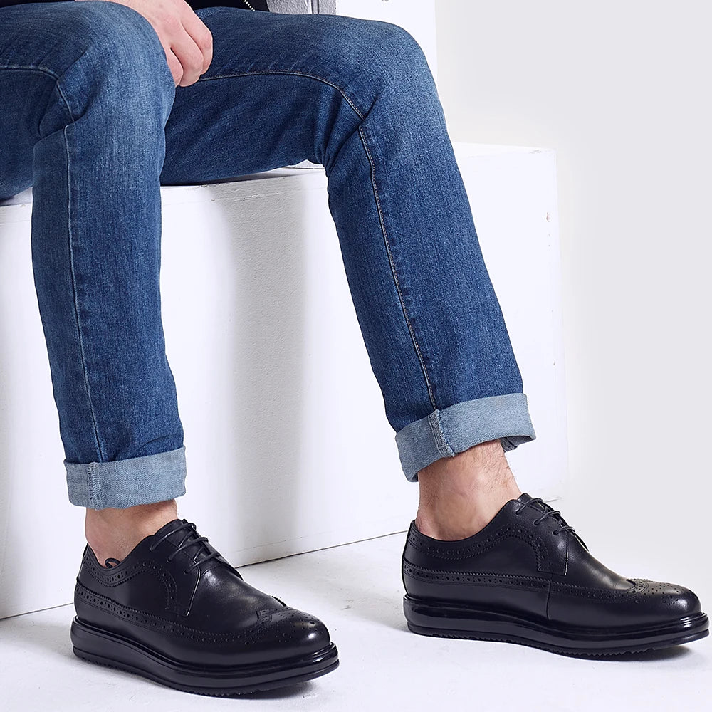 Personalized Classic Casual Winter Leather Men Office Shoe Mens Oxford Dress Shoes Stock Shoes for Men Fashion