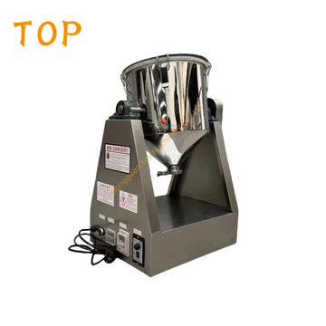 TOP 304 Material Stainless Steel Laboratory  Double Cone Mixer for Dry Powder Mixer for Powder Chemical Soap Powder Mixing