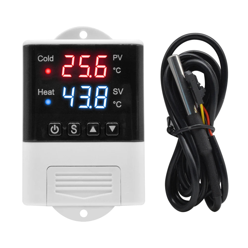 Wifi Thermostat Humidistat 12V 110V 220V Digital Temperature Humidity Controller Regulator Auto Car Incubator Thermoregulator