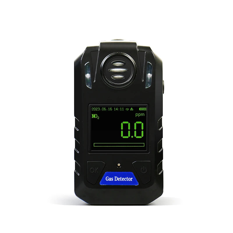 DUOTESI Portable Multi-Gas Detector Light/Sound/Vibration Alarm CE ATEX Certified Detects CO H2S O2 Combustible Gases <30s