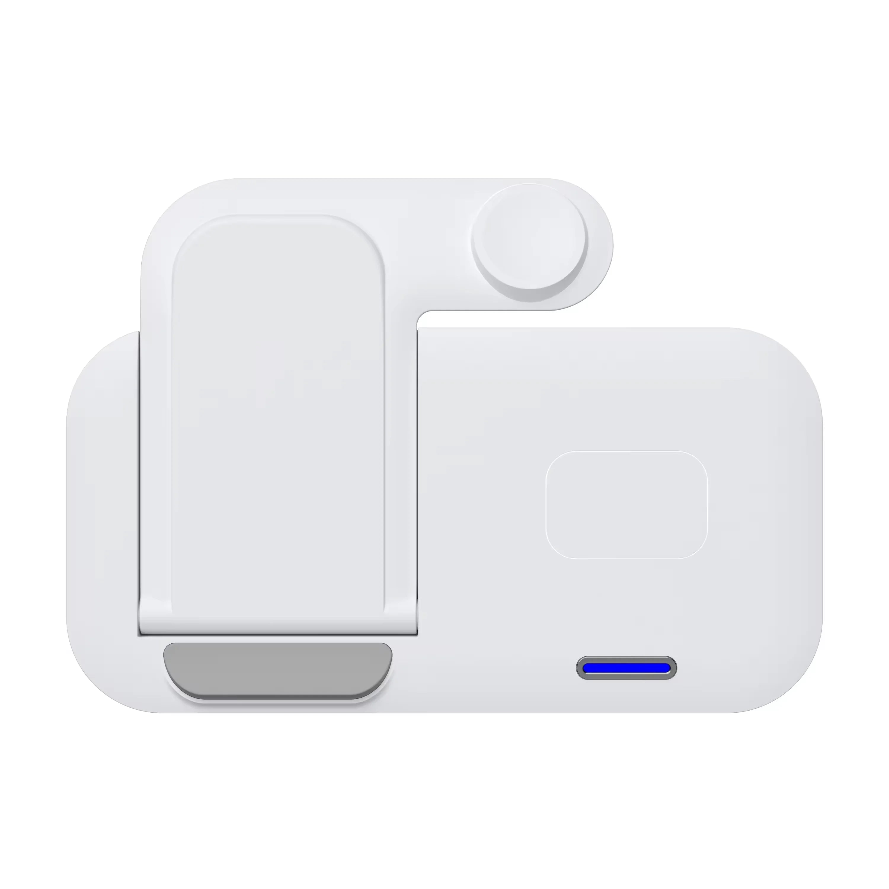 2025  Multifunction  Foldable Wireless Charger  15W 3 in 1  Fast Portable  Charging Station for Mobile Phone/earphone/watch