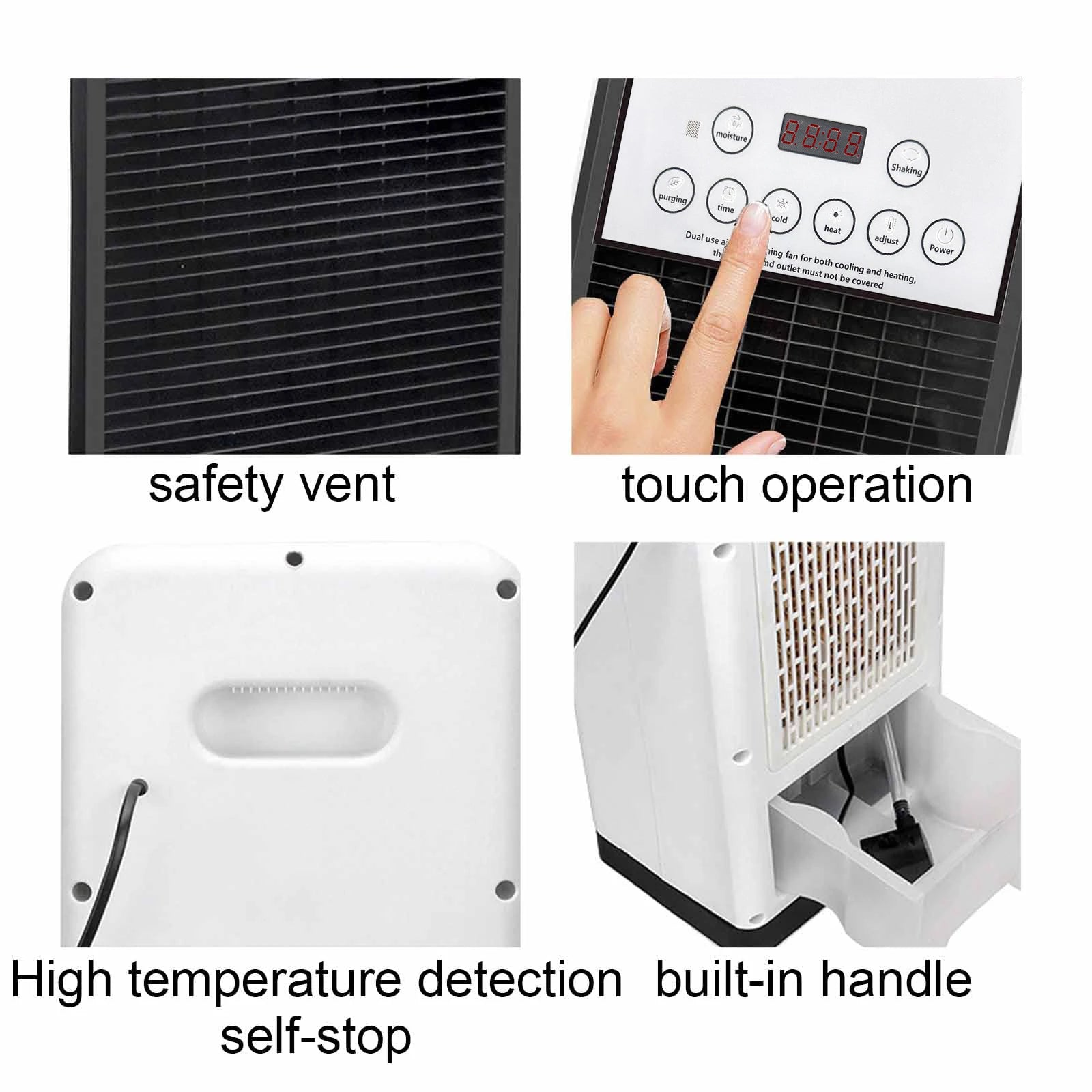 Smart Heating Cooling and air Quality Mini Stand Air Conditioner and Heater Portable Air Conditioners for Indoor Use