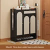 Modern Tall Standing Shoe Rack for Dormitories Apartments Space-Saving Multi-Layer Shoe Cabinet Dustproof Feature for Entryway