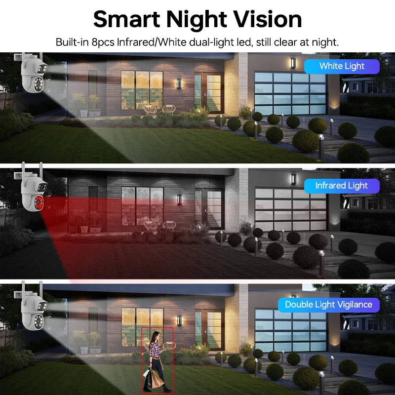 1080p Security Camera for Home Two Way Talk Wireless Ptz Smart Wifi Camera Indoor Camera With Full Color Night Vision