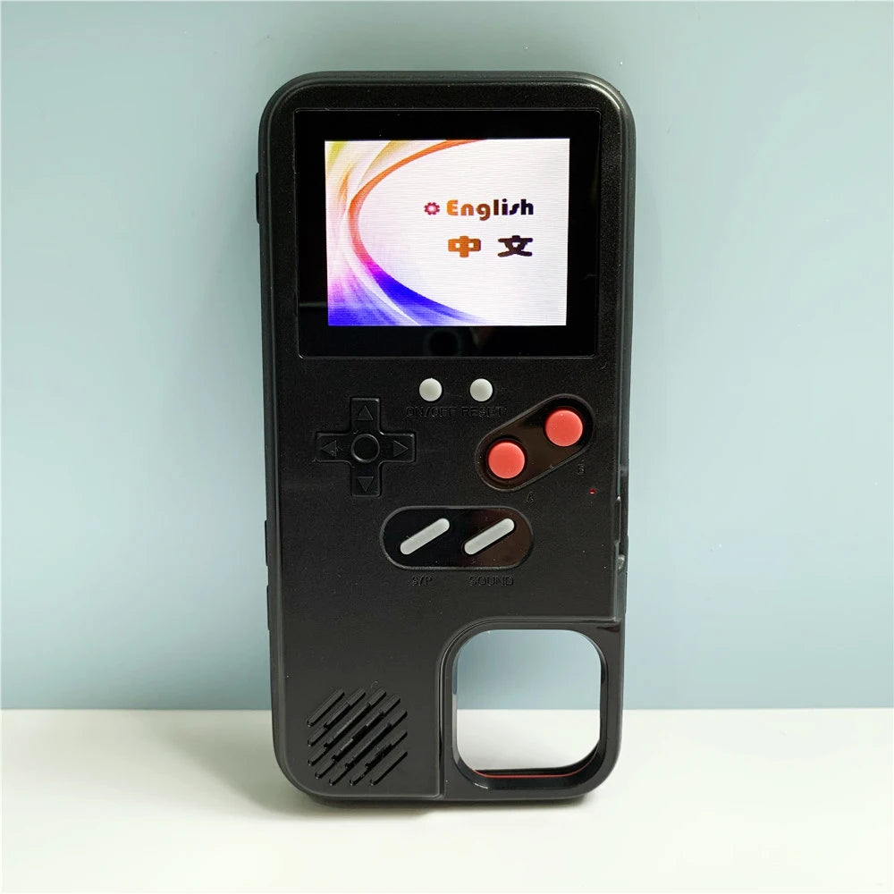 2021 Color Screen Handheld 36 Classic Game Console Phone Case Video Retro Game Player Phone Case
