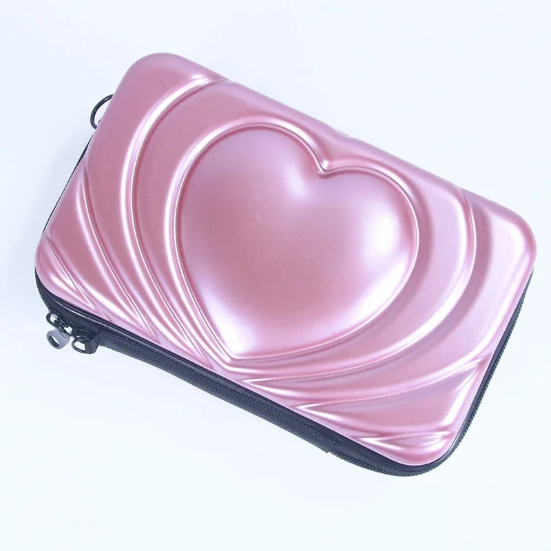 Wholesale Mini Carrying Shoulder Strap ABS PC Hard Shell Bag Portable Women Cosmetic Organizer Makeup Case