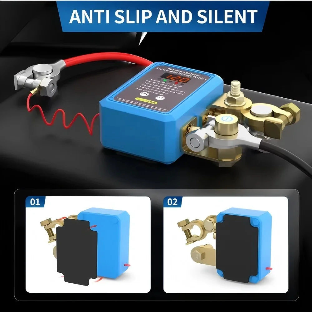 240A Circuit Breaker 12V Remote Battery Disconnect LED Voltage Indicator Automatic Power Switch Remote Control Switches