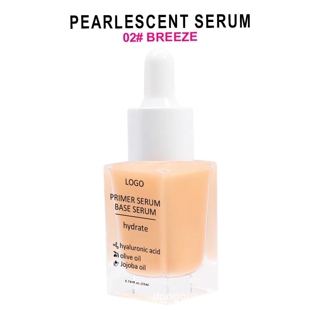 Custom Private Label Mineral Liquid Primer Serum for All Skin Types-Mattify Pore Minimizer & Hydrating Makeup Base 20ml
