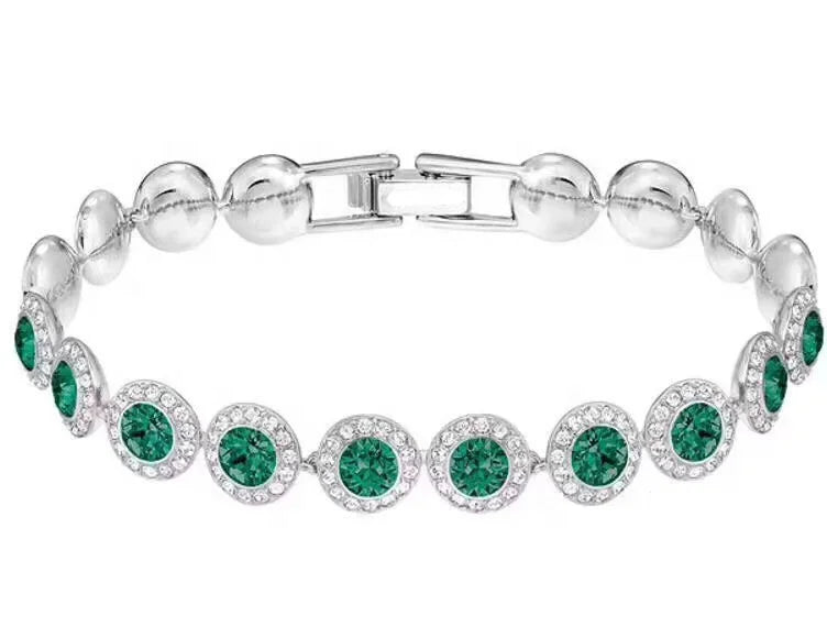 With a Logo Inlaid With Crystal Jewelry Women's Bracelet