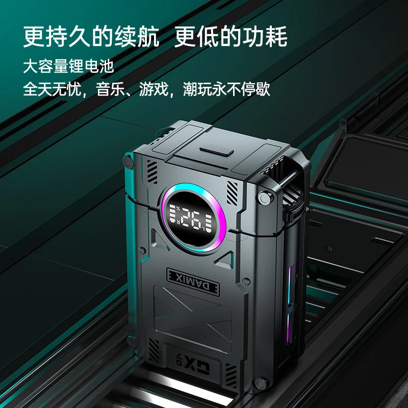 Ready to Ship Dx-07Tws Wireless Earphones Headphones Mecha Style In-ear Headphones Earbuds Wireless Power Bank Gaming Headsets