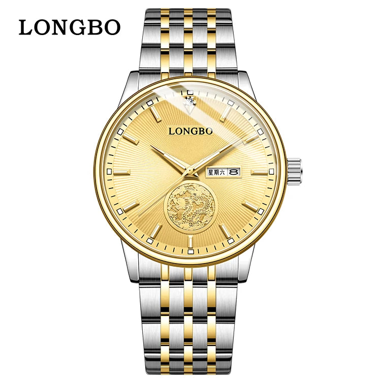 Wholesale Made in Prc Men Sport Watch Design Wholesale Waterproof Diamond Quartz Luxury Gold Watch Calendar Dial Display Minim