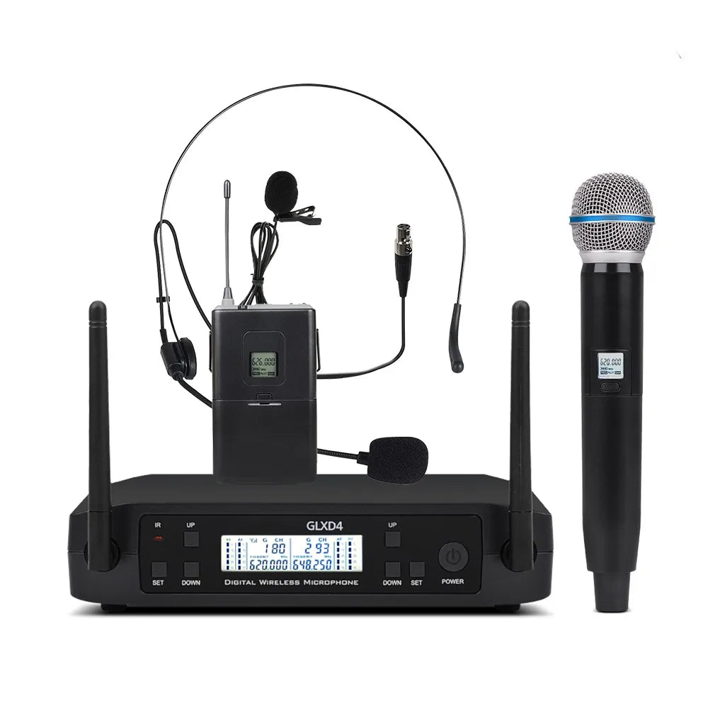 GLXD4 Wireless Microphone GLXD GLXD24 Studio Microphone Kit GLXD4 Beta 58A Handheld Micro GLXD4 GLXD24/Handheld/Lavalier