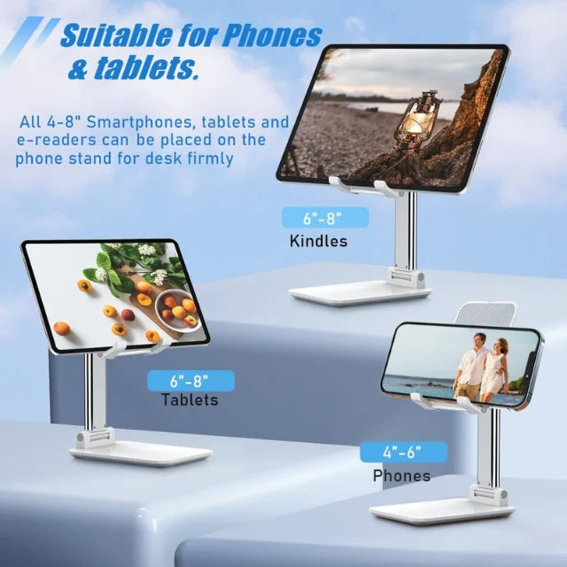 Noayi Universal Adjustable Tablet and Mobile Phone Holder Foldable Desk and Bed Stand for iPhone iPad Other Mobile Devices