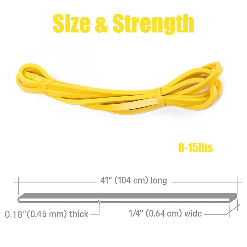 High Quality Latex Rubber Long Pull up Assistant Resistance Fitness Bands Gym Workout Bands Sports Equipment Strength Training