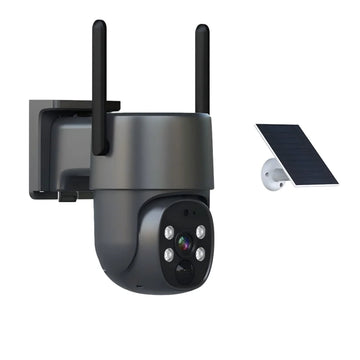 4MP HD Smart Security Camera Solar-Powered Pan-Tilt Motion Detection Smart Human Tracking IP 4G SIM Card Solar Cam