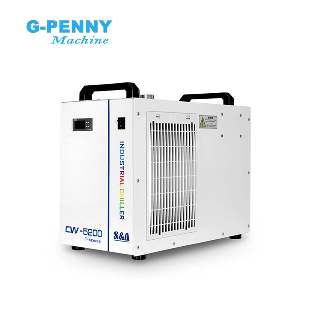 S&A CW-5200 Industrial Chiller 1400W Water Cooling Capacity for CO2 Laser CNC Router Machine