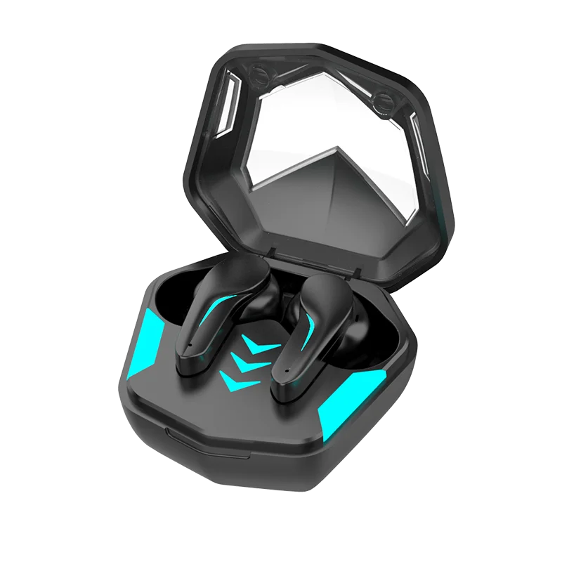 Kezan MD188 Wireless Gaming Headsets Wireless Earphones BT5.1 Stereo Low Latency Control Headphone Earbuds for Gaming Gamers